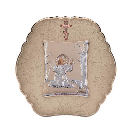 Αγιος Σεραφείμ με Μοντέρνο Στρογγυλό Στεφάνι