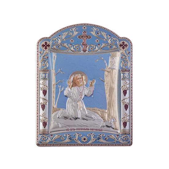 Αγιος Σεραφείμ με Κλασικό Κανονικό Στεφάνι