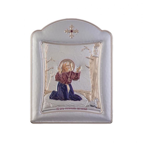 Αγιος Σεραφείμ με Μοντέρνο Κανονικό Στεφάνι