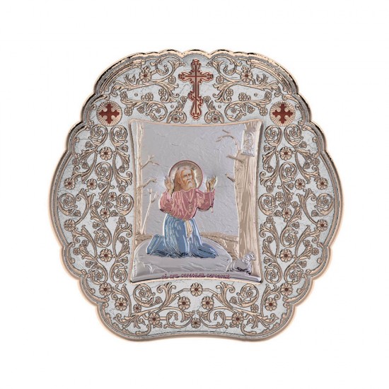 Αγιος Σεραφείμ με Κλασικό Στρογγυλό Στεφάνι