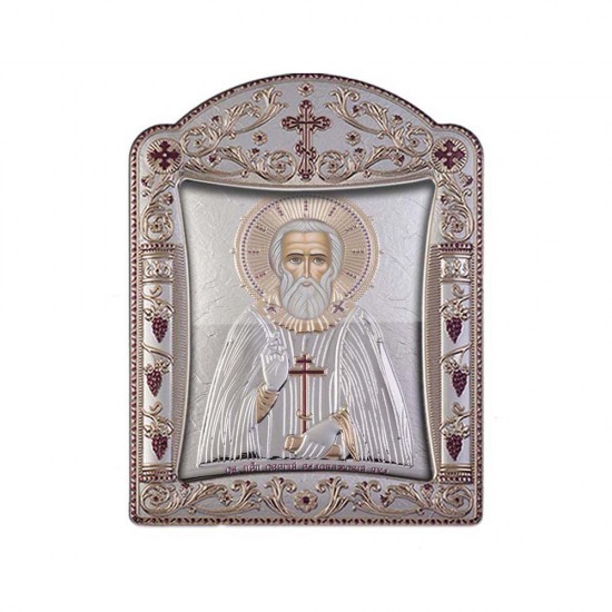 Αγιος Σέργιος με Κλασικό Κανονικό Στεφάνι και Τζάμι