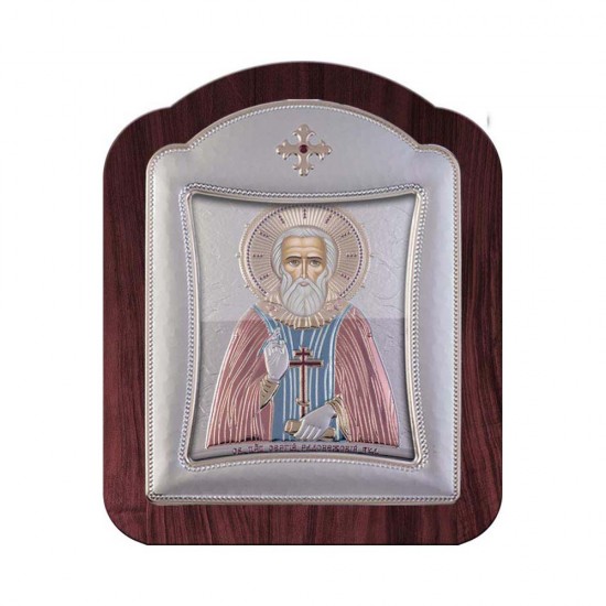 Αγιος Σέργιος με Μοντέρνο Κανονικό Στεφάνι και Τζάμι