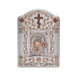 Παναγία Καζάνσκα με Κλασικό Φαρδύ Στεφάνι