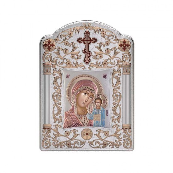 Παναγία Καζάνσκα με Κλασικό Φαρδύ Στεφάνι