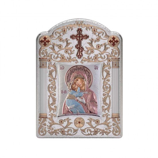 Παναγία Βλαδιμίρκα με Κλασικό Φαρδύ Στεφάνι