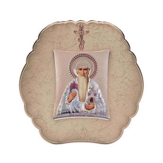 Αγιος Σπυρίδων με Μοντέρνο Στρογγυλό Στεφάνι