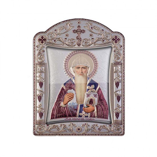 Αγιος Σπυρίδων με Κλασικό Κανονικό Στεφάνι και Τζάμι