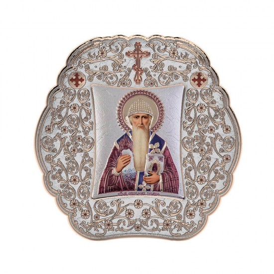 Αγιος Σπυρίδων με Κλασικό Στρογγυλό Στεφάνι