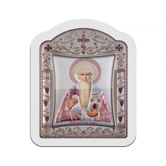 Αγιος Σπυρίδων με Κλασικό Κανονικό Στεφάνι και Τζάμι