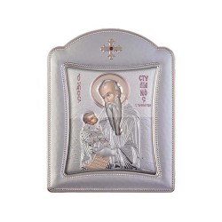 Αγιος Στυλιανός με Μοντέρνο Κανονικό Στεφάνι και Τζάμι