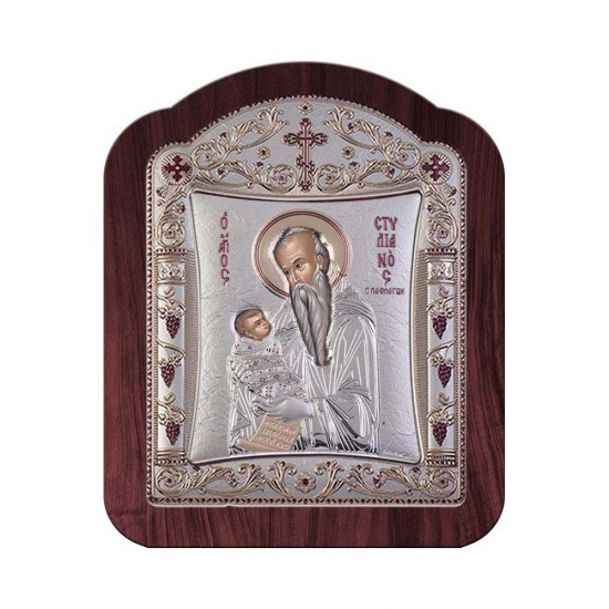 Αγιος Στυλιανός με Κλασικό Κανονικό Στεφάνι