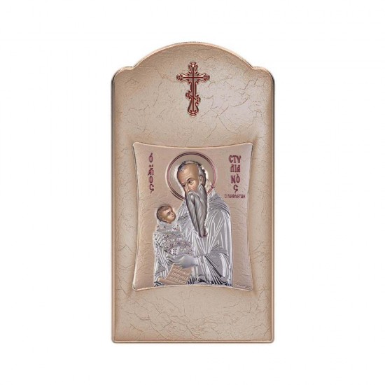 Αγιος Στυλιανός με Μοντέρνο Μακρόστενο Στεφάνι