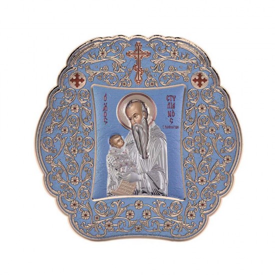 Αγιος Στυλιανός με Κλασικό Στρογγυλό Στεφάνι