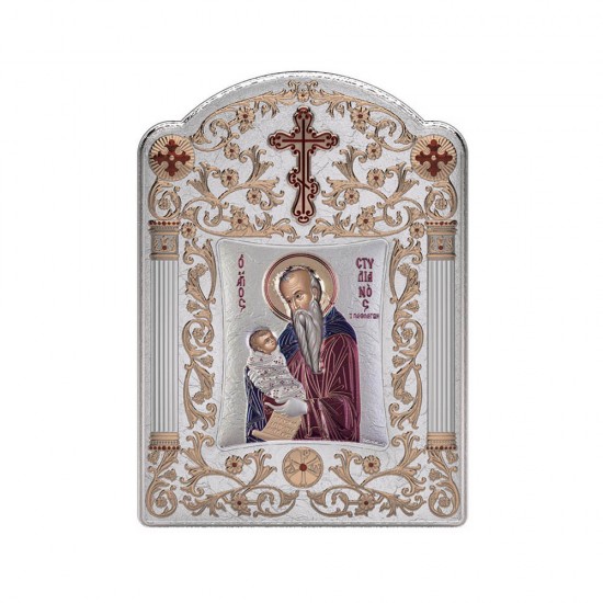 Αγιος Στυλιανός με Κλασικό Φαρδύ Στεφάνι