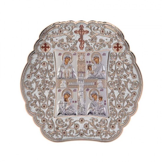 Μητρότητα με Κλασικό Στρογγυλό Στεφάνι