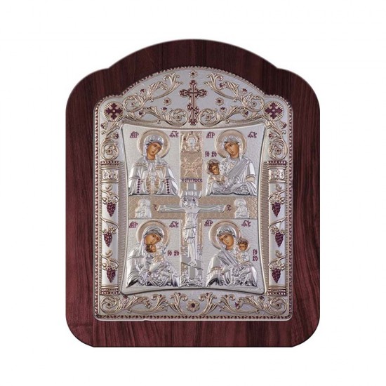 Μητρότητα με Κλασικό Κανονικό Στεφάνι