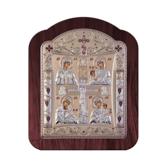 Μητρότητα με Κλασικό Κανονικό Στεφάνι