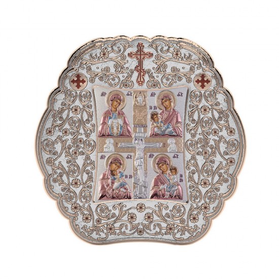 Μητρότητα με Κλασικό Στρογγυλό Στεφάνι