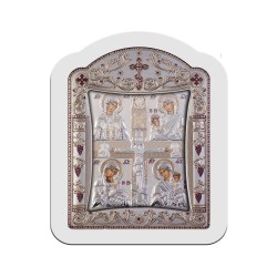 Μητρότητα με Κλασικό Κανονικό Στεφάνι και Τζάμι