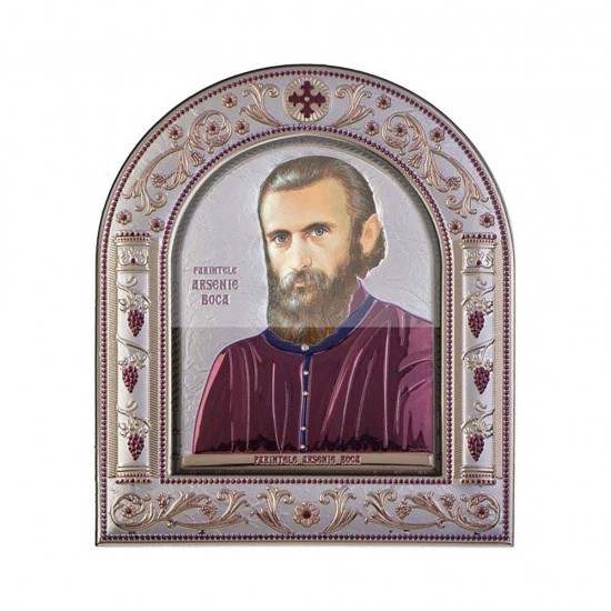 Πάτερ Αρσένιος Μπόκα με Κλασικό Κανονικό Στεφάνι και Τζάμι