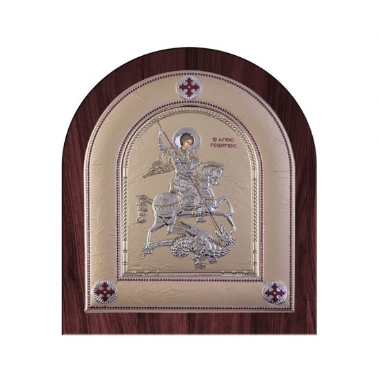 Αγιος Γεώργιος με Μοντέρνο Κανονικό Στεφάνι