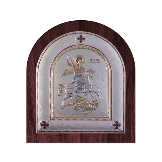 Αγιος Γεώργιος με Μοντέρνο Κανονικό Στεφάνι