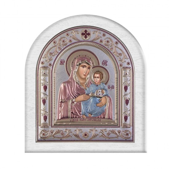 Παναγία Ιεροσολυμίτισσα με Κλασικό Κανονικό Στεφάνι