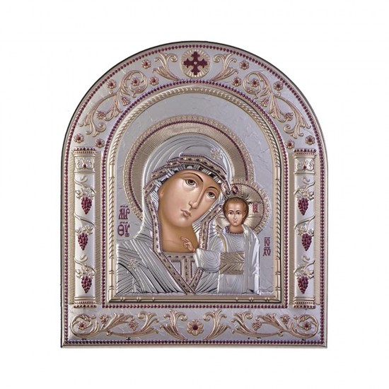 Παναγία Καζάνσκα με Κλασικό Κανονικό Στεφάνι