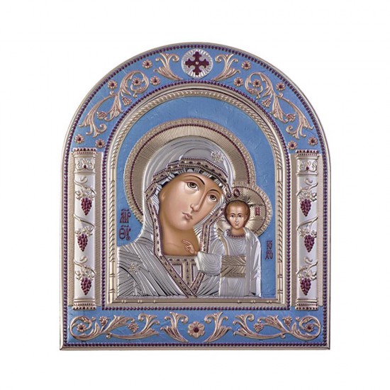 Παναγία Καζάνσκα με Κλασικό Κανονικό Στεφάνι