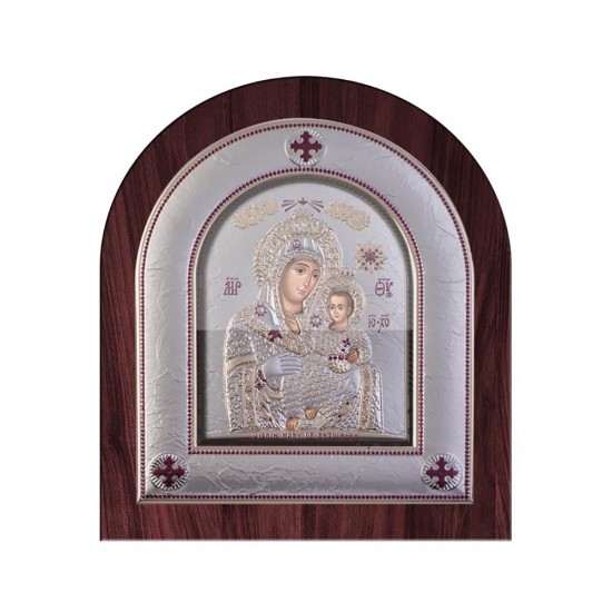 Παναγία Βηθλεέμ με Μοντέρνο Κανονικό Στεφάνι και Τζάμι