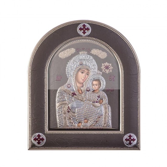 Παναγία Βηθλεέμ με Μοντέρνο Κανονικό Στεφάνι και Τζάμι