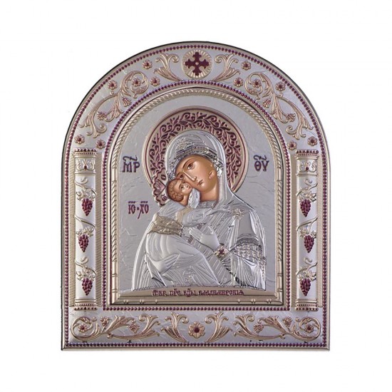 Παναγία Βλαδιμίρκα με Κλασικό Κανονικό Στεφάνι