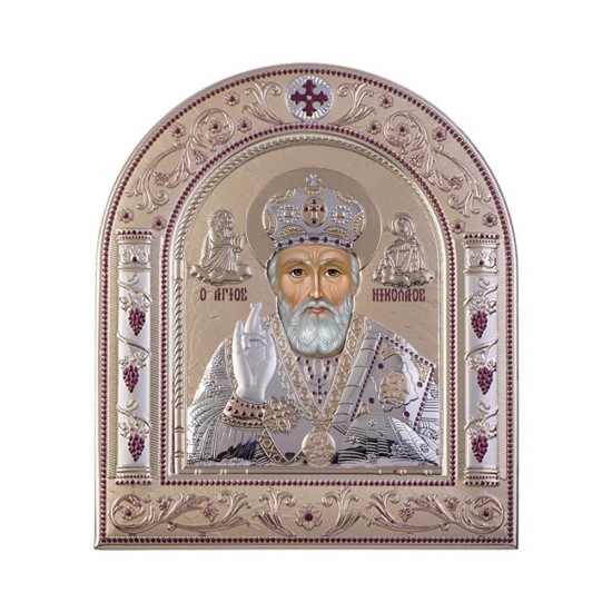 Αγιος Νικόλαος με Κλασικό Κανονικό Στεφάνι