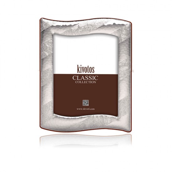 Κορνίζα σφυρήλατη με ρίγες τσαλακώματος-1221