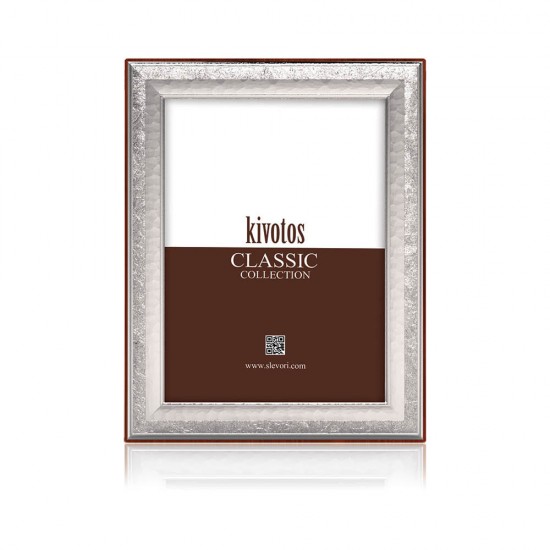 Κορνίζα σφυρήλατη με σαγρέ -1619