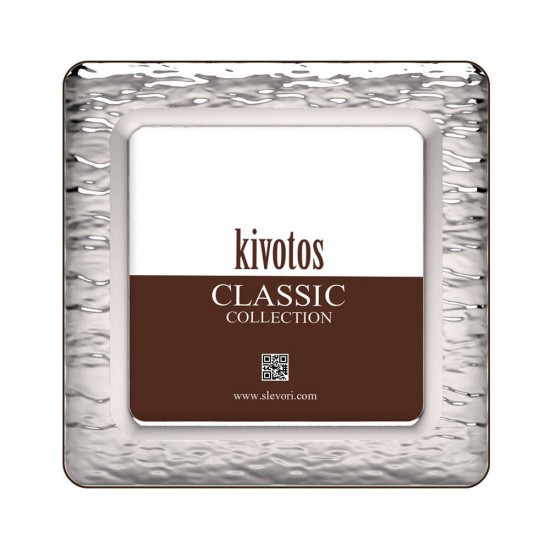 Κορνίζα τετράγωνη με εφέ οριζόντιο  τσαλάκωμα.