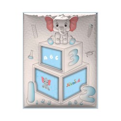 Παιδική Κορνίζα με Σχέδιο Ελεφαντάκι ABC