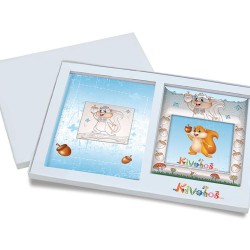 Κορνίζα με Σχέδιο Σκιουράκι