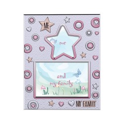 Κορνίζα με σχέδιο Οικογένεια