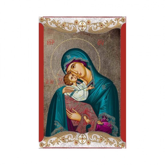 Παναγία Γλυκοφιλούσσα με Vingage Στεφάνι