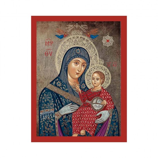 Παναγία Βηθλεέμ Μεταξοτυπία με Παλαίωση Απλή Σειρά