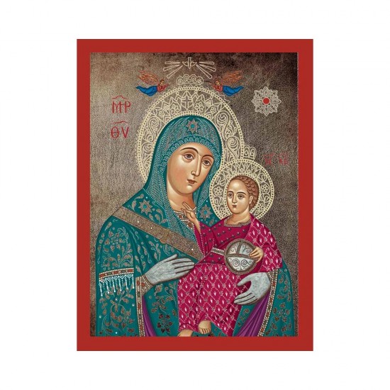 Παναγία Βηθλεέμ Μεταξοτυπία με Παλαίωση Απλή Σειρά