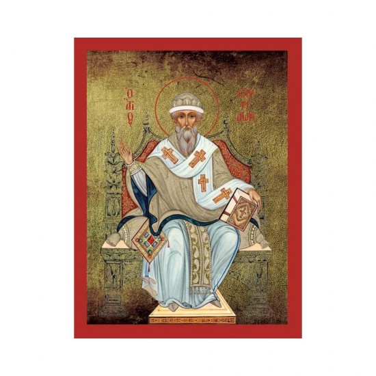 Αγιος Σπυρίδων Μεταξοτυπία με Παλαίωση Απλή Σειρά