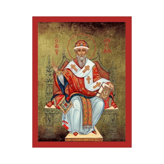 Αγιος Σπυρίδων Μεταξοτυπία με Παλαίωση Απλή Σειρά