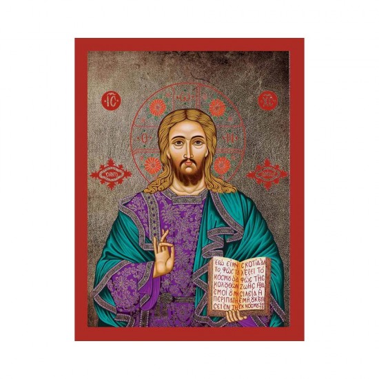Χριστός Μεταξοτυπία με Παλαίωση Απλή Σειρά