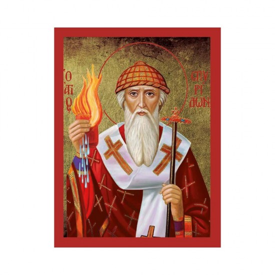 Αγιος Σπυρίδων Μεταξοτυπία με Παλαίωση Απλή Σειρά