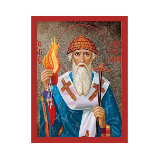 Αγιος Σπυρίδων Μεταξοτυπία με Παλαίωση Απλή Σειρά
