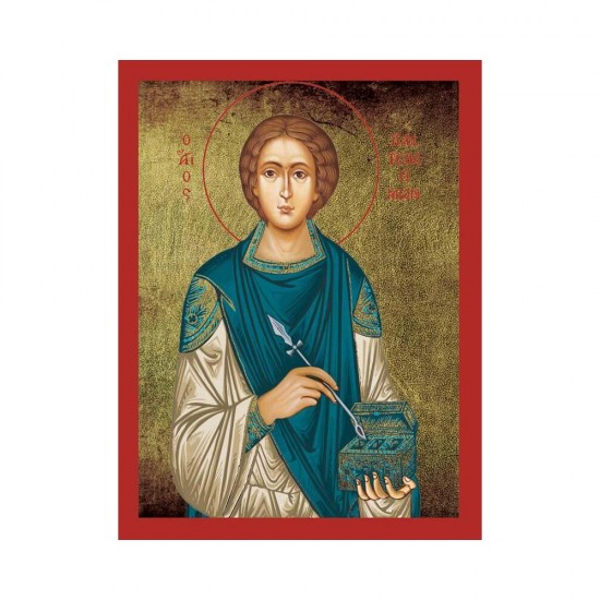 Αγιος Παντελεήμων Μεταξοτυπία με Παλαίωση Απλή Σειρά