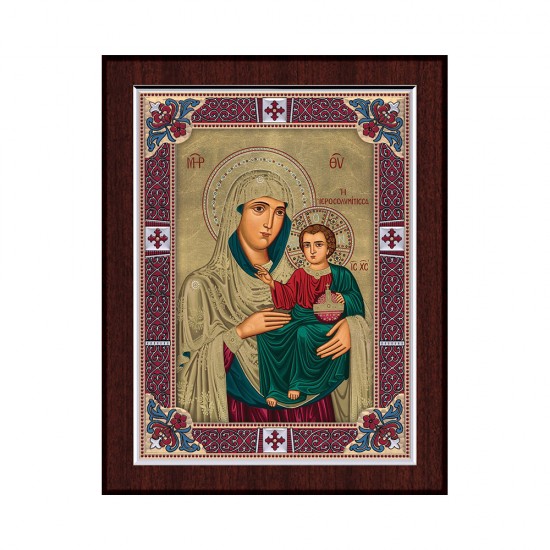 Παναγία Ιεροσολυμίτισσα με Κλασικό Κανονικό Στεφάνι