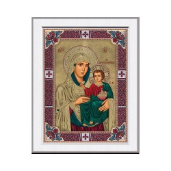 Παναγία Ιεροσολυμίτισσα με Κλασικό Κανονικό Στεφάνι